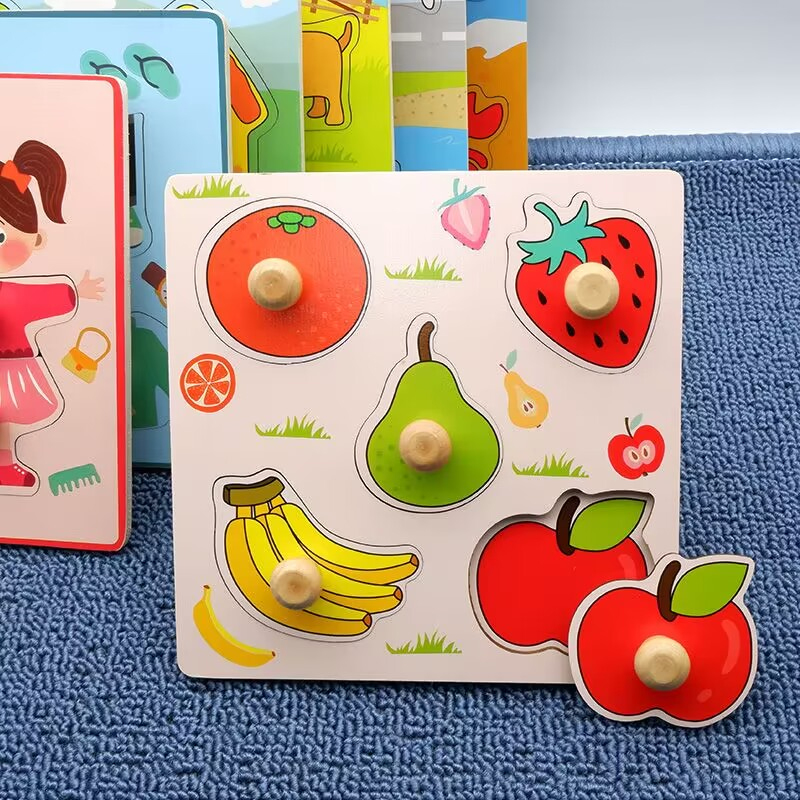 Kids Educational Game 2 - เด็ก Montessori 3D ปริศนาไม้มือคว้าเด็กปริศนาการศึกษาการเรียนรู้ของเล่นเด็กเกมปริศนาสําหรับเด็ก 1 2