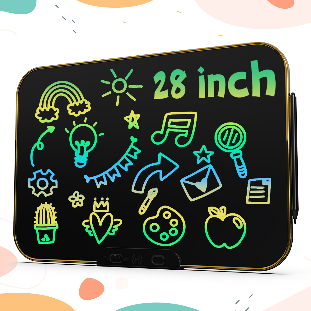 Kids Education Tablets - แท็บเล็ตเขียนแบบอิเล็กทรอนิกส์ Newyes สำหรับเด็ก กระดานวาดเขียน 28 นิ้ว
