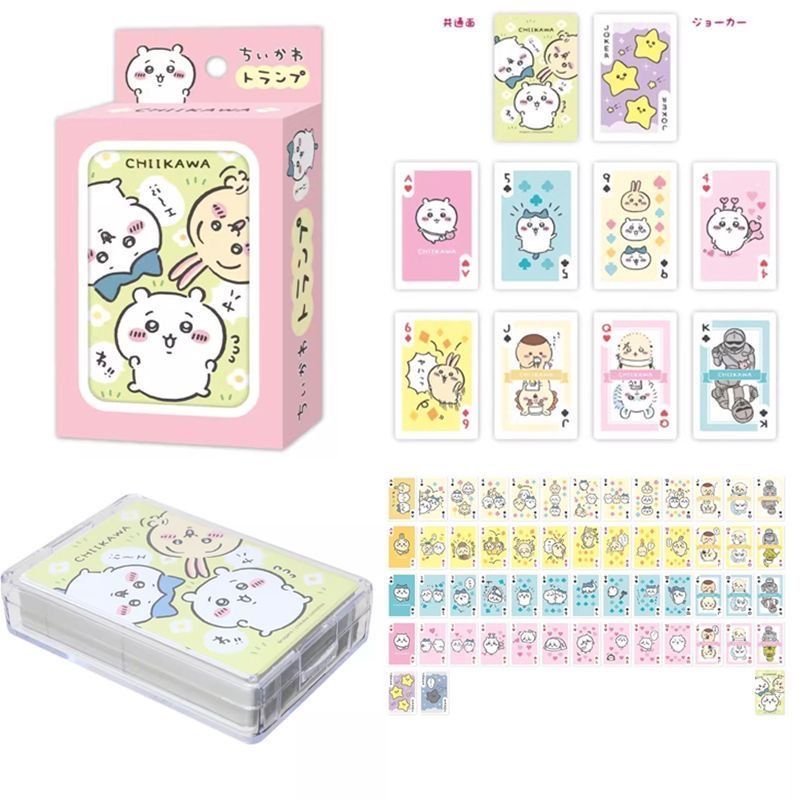 Kids Education In Japan - ไพ่เล่นเกม Chiikawa Usagi Hachiware สไตล์อนิเมะ เกมปริศนา