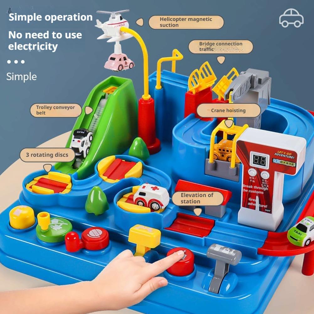 รถไฟรางแข่งรถ ของเล่นรถไฟจำลอง - Kids Education Product บทวิจารณ์และราคา