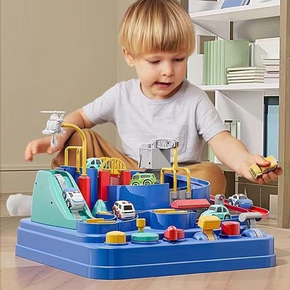 รถไฟรางแข่งรถ ของเล่นรถไฟจำลอง - Kids Education Product บทวิจารณ์และราคา