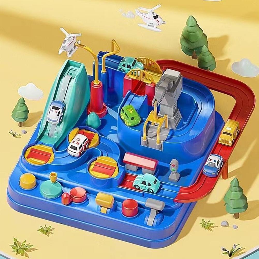 รถไฟรางแข่งรถ ของเล่นรถไฟจำลอง - Kids Education Product บทวิจารณ์และราคา