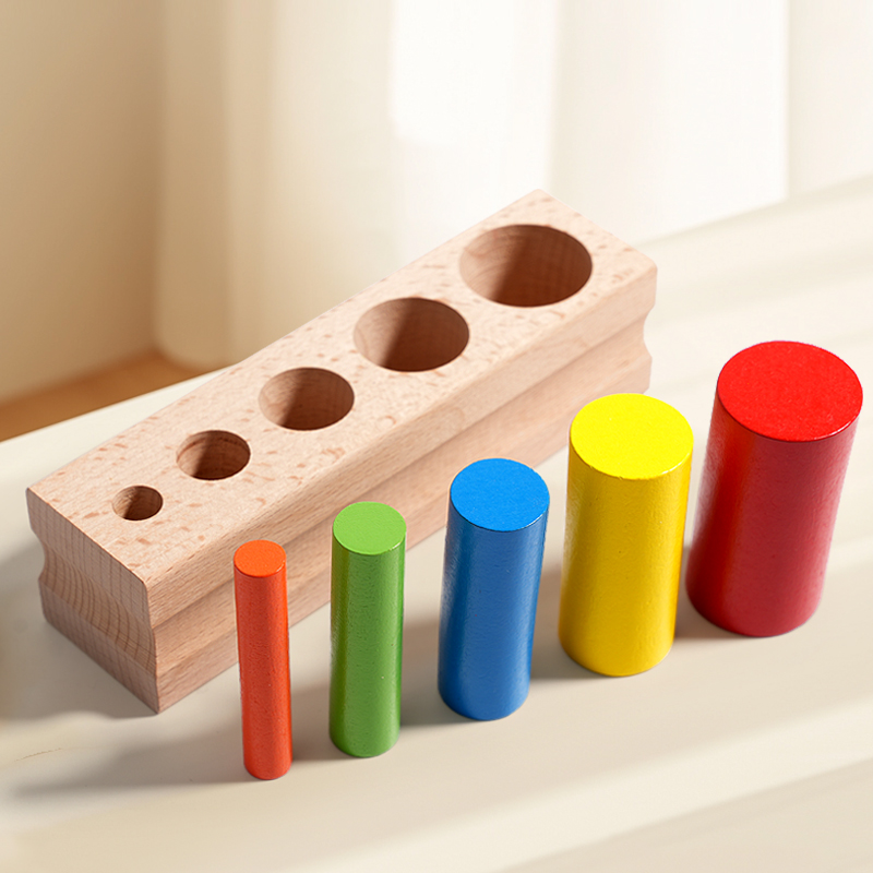 ของเล่นไม้มอนเตสซอรี่ทรงกระบอก - Kids Education Help บทวิจารณ์และราคา