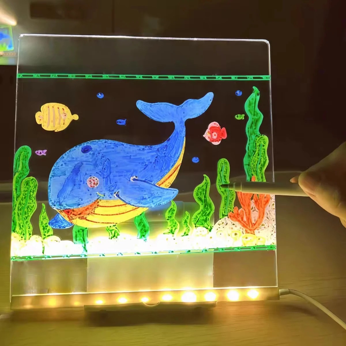 กระดานวาดภาพเด็ก Magic Glow: แ - Kids Education Tablets บทวิจารณ์และราคา