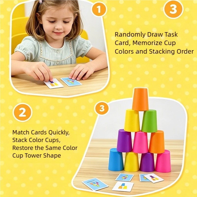 ของเล่นถ้วยซ้อนความเร็วยอดนิยม - Kids Education Help บทวิจารณ์และราคา