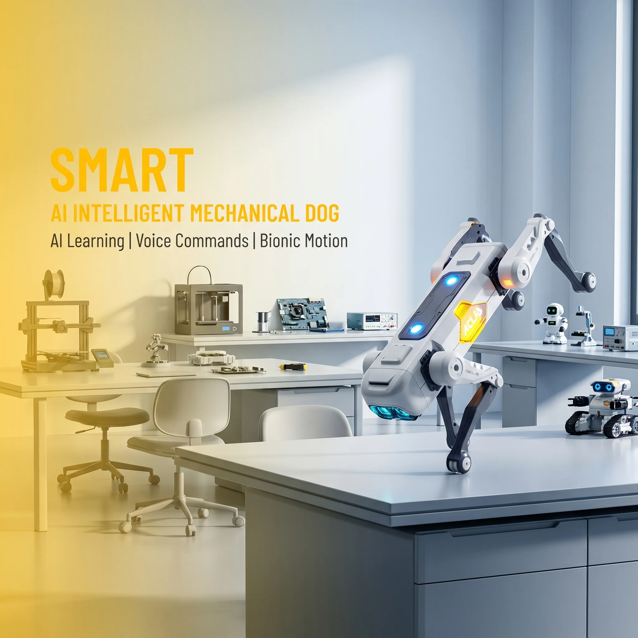 หุ่นยนต์สุนัขอัจฉริยะ AI ควบคุ - Kids Education Product บทวิจารณ์และราคา